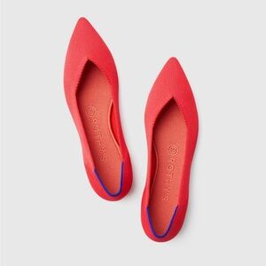 Rothy’s The Point I /  Pointed Toe / Flats / Red / US 8.5